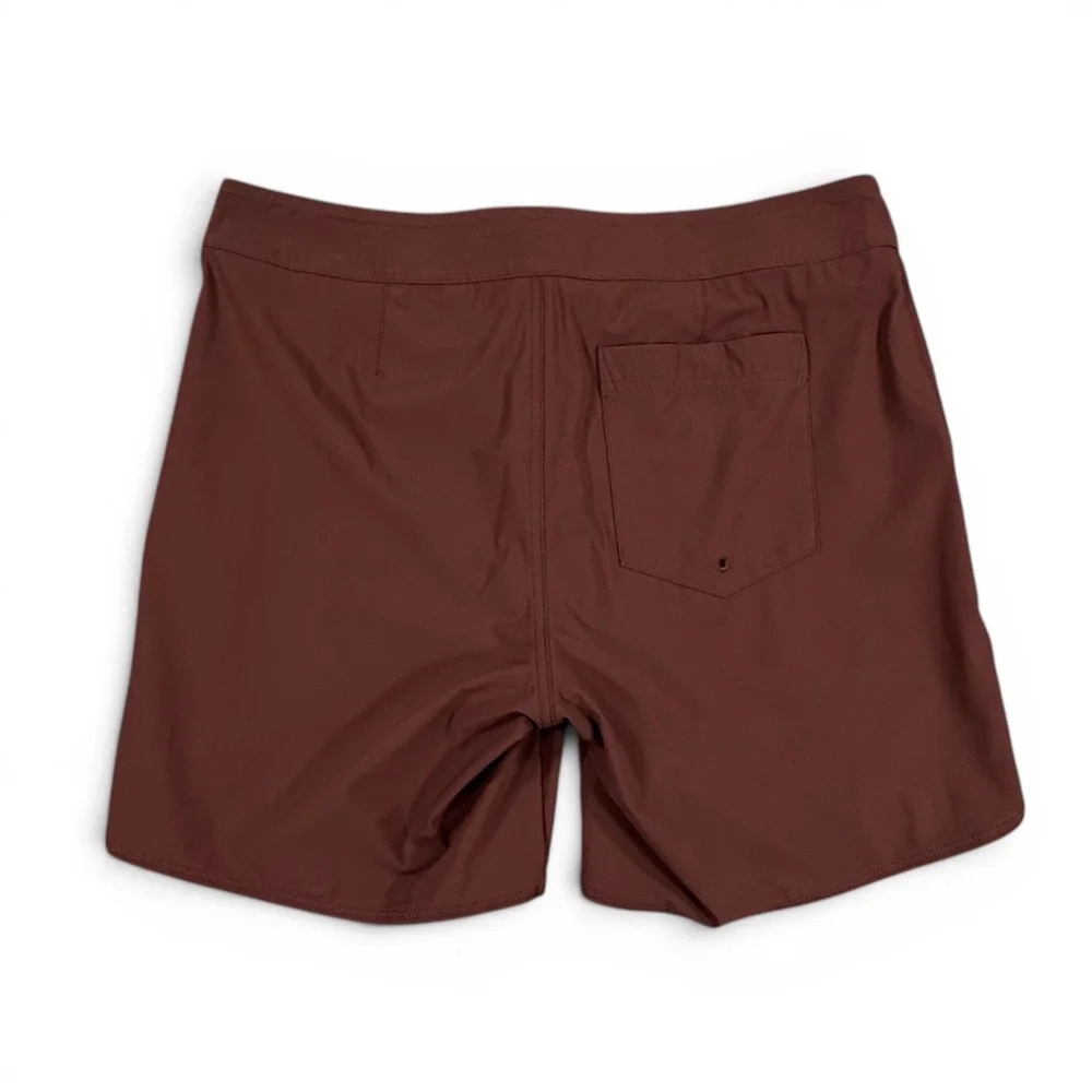 Rhone Point Break Board‎ Shorts Mens 32 Maroon 7 Inch Inseam Stretch Beach Surf
